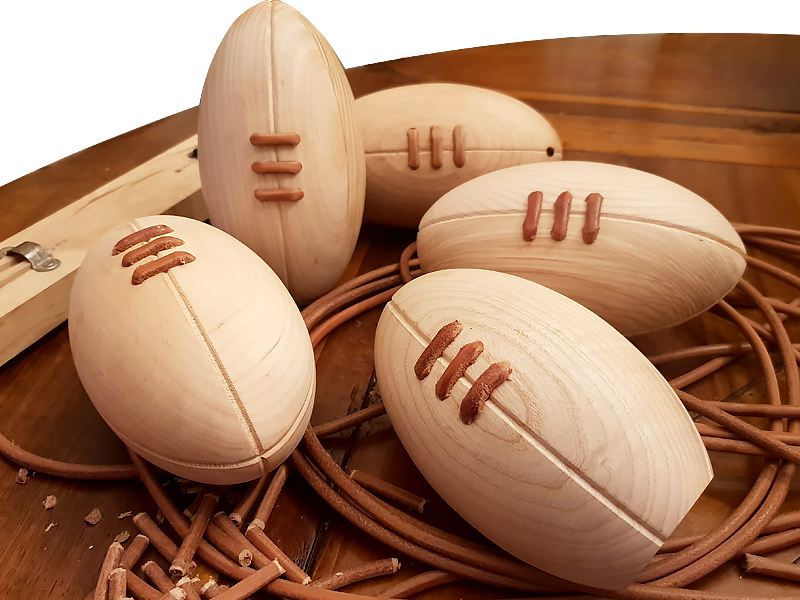 Ballon Rugby Fixe en Bois L art la mani re de la Ballon Rugby Fixe en Bois L art la mani re de la