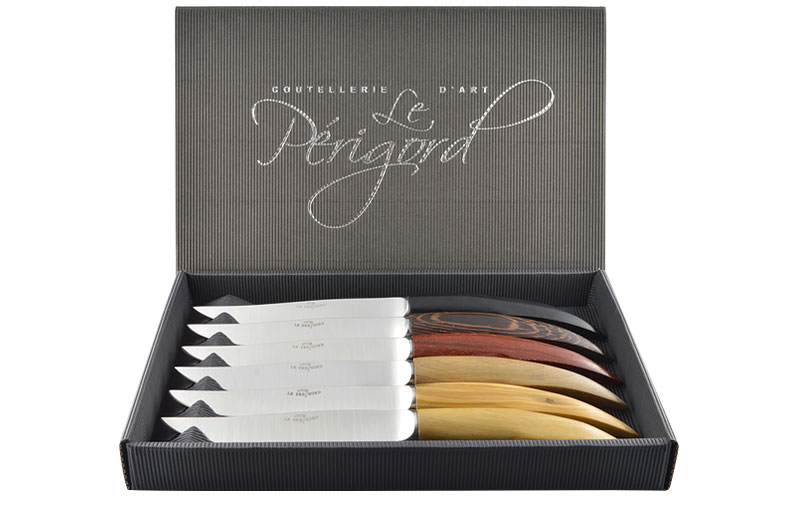 Coffret de 6 Couteaux à Steak Georges : Maîtrise Culinaire et