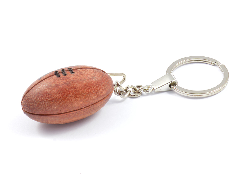 Porte-clé Ballon de rugby en bois - Toulon Tourisme, la boutique